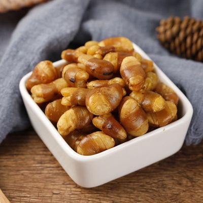 주문 먹을 준비가 된 5 킬로그램 소금기가 있는 후라이드 누에 콩 안주류 online manufacture