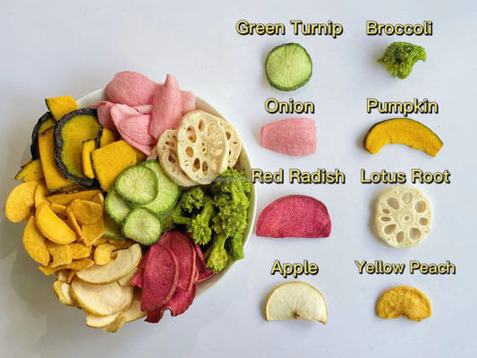 뜨거운 판매 건채는 자연적 탈수 브로콜리 도매 가격 기름으로 튀긴 브로콜리 칩을 진공기기로 청소합니다