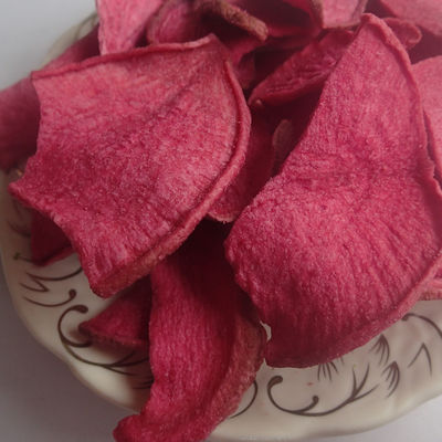 좋은 가격 진공 후라이드 적색 순무 건강한 야채는 간식 바삭바삭한 빨강 무 조각을 자릅니다 온라인으로