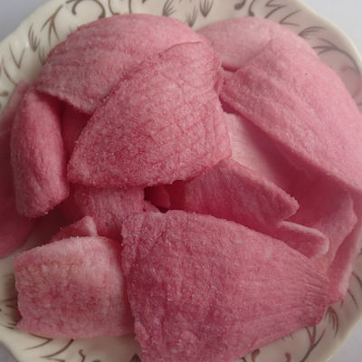 좋은 가격 진공 기름으로 튀긴 야채는 건강한 간식 바삭바삭한 VF 양파 조각을 자릅니다 온라인으로