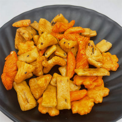 일본 타입 이국적 무글루텐 쌀 스낵 식품 비빔밥 크래커 오도독 소리나는 곡물 비스킷