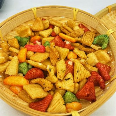 좋은 가격 크기 과자 중국 제조사들에서 OCM (상대방 상표제품) 팽화미 바삭바삭한 크래커 온라인으로