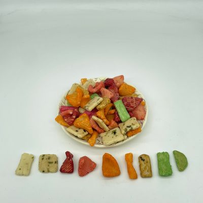 좋은 가격 맛있는 크랜치 쌀 크랜치 크래커 粘性 쌀과 타피오카 스타치로 만든 온라인으로