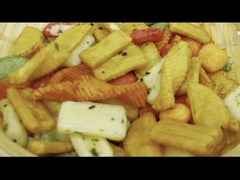 크기 과자 중국 제조사들에서 OCM (상대방 상표제품) 팽화미 바삭바삭한 크래커