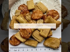 혼합된 센베이 크래커 2~4cm